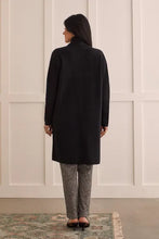 Load image into Gallery viewer, Tribal Open Coatigan With Patch Pockets