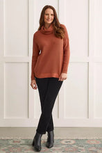 Load image into Gallery viewer, Tribal Cotton Cowl Neck Sweater