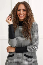 Load image into Gallery viewer, Tribal Mock Neck Sweater Dress