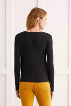 Load image into Gallery viewer, Tribal Waffle Knit Knot-Hem Top With Buttons
