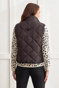 Tribal Quilted A-Line Puffer Vest