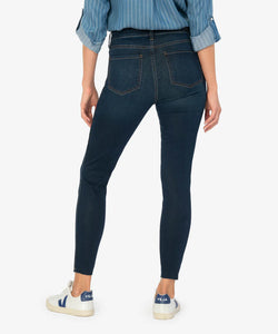 Kut Connie High Rise Fab Ab Slim Fit Ankle Skinny (Alter Wash)
