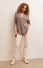 Load image into Gallery viewer, Z-Supply Driftwood Thermal Long Sleeve Top
